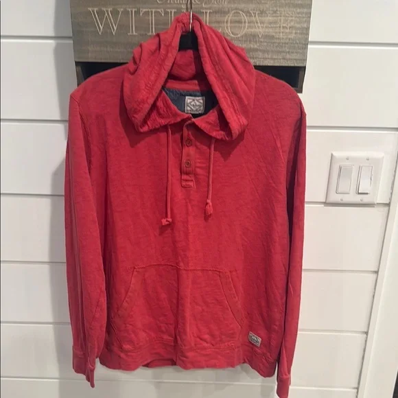Lucky Brand Red Men's Hoodie - Picture 1 of 2